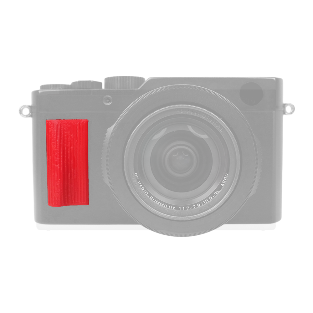 Plastic Ribbed Texture Attachment Grip Compatible with Leica Cameras