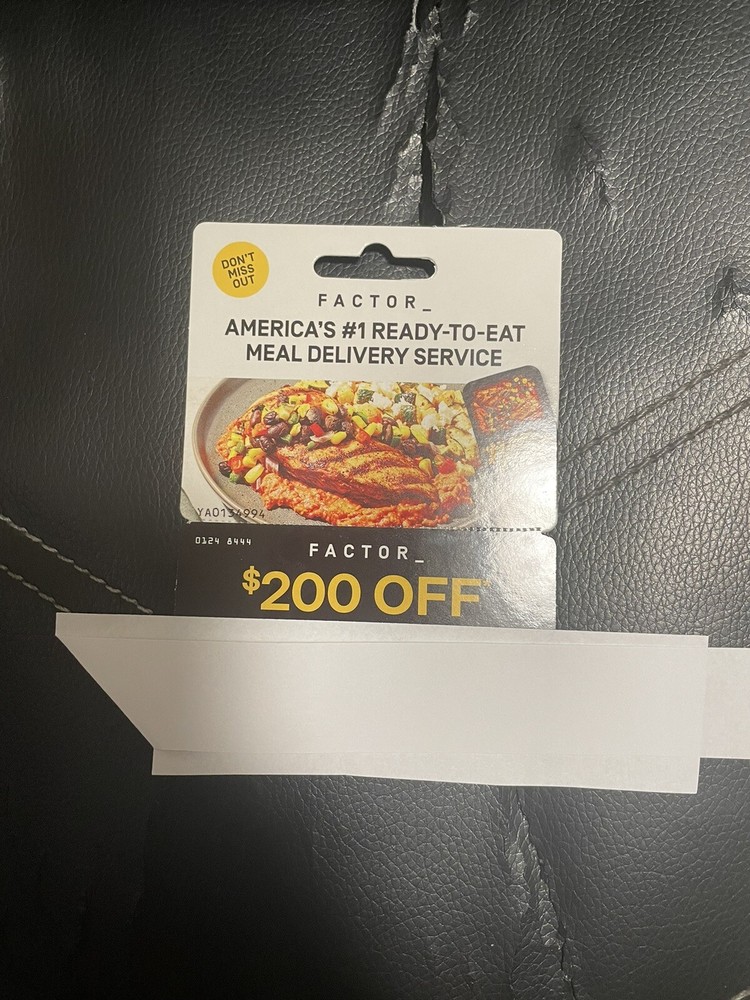 Factor go.factor75.com $200 Off Code Meals Delivered!! Free Shipping