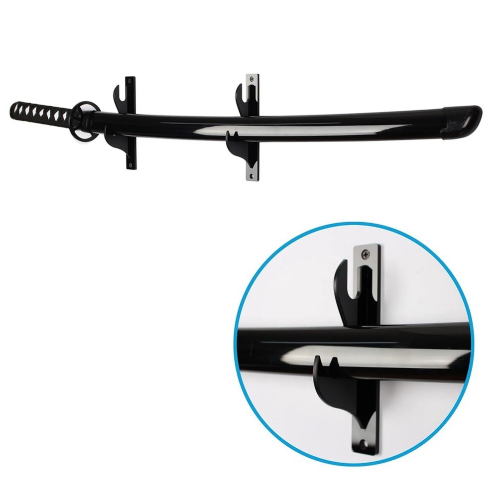 Acrylic Wall Mount Sword Holder Stand Adjustable Samurai Sword Display2666