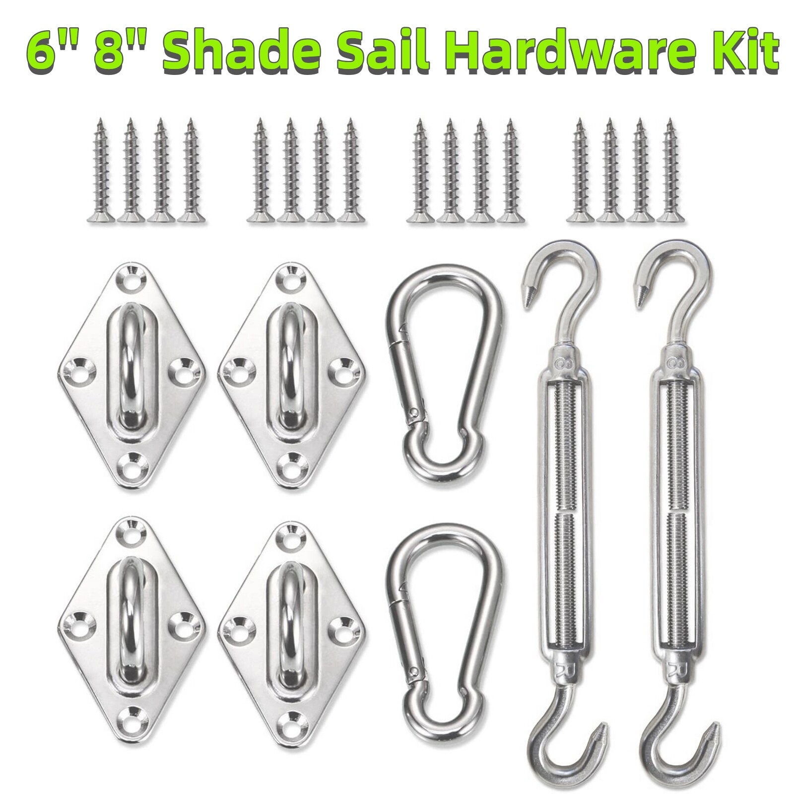 Outdoor Sun Shade Sail Rectangle UV Canopy Sunshade Cover For Garden Pool Yard