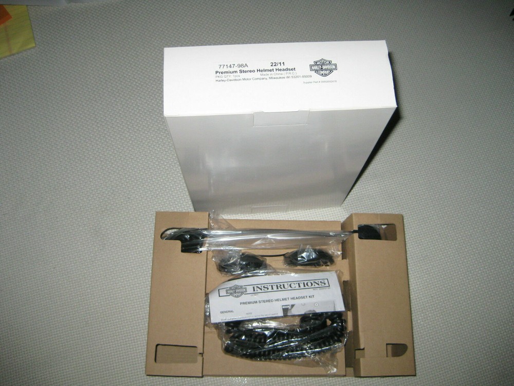 Harley Davidson Ultra Stereo Headset " Tested "