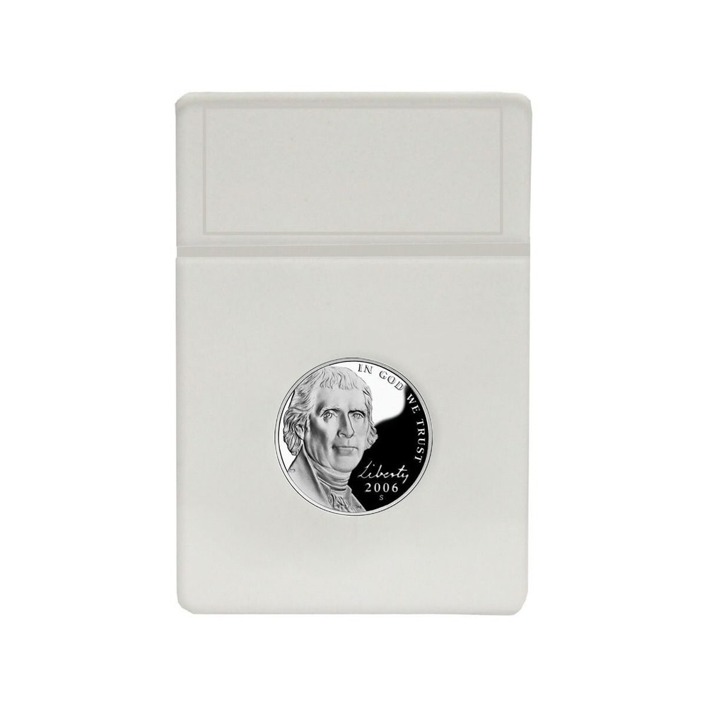 NEW 75pk BCW Nickel Display Slab Insert- White Foam Insert