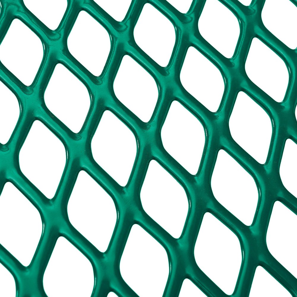 46" Square Picnic Table In-Ground Mount Green