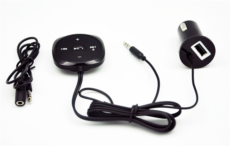 Car Stereo Bluetooth Hands-free Wireless Audio Receiver Adapter Dongle for Phone