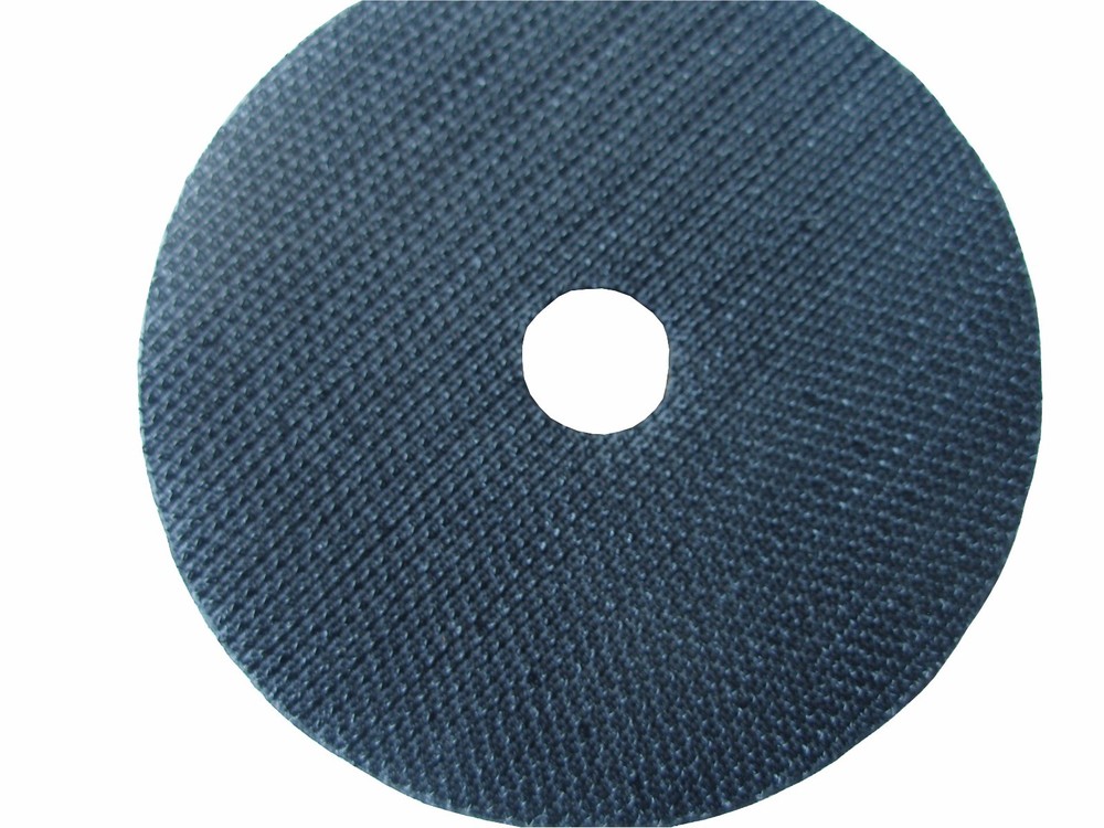 3" Hook and Loop Backing Pad, Semi-rigid Rubber, 5/8"-11 Thread
