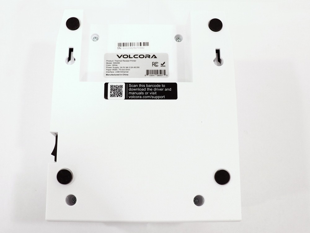 Volcora 500206 Thermal POS Receipt Printer (White)