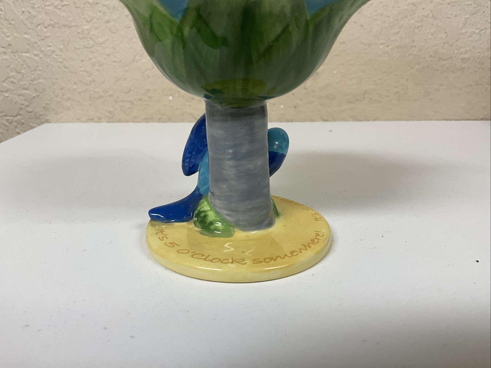 Jimmy Buffet Five O Clock Somewhere Painted Margaritaville Glass NEW! SHIPS FREE