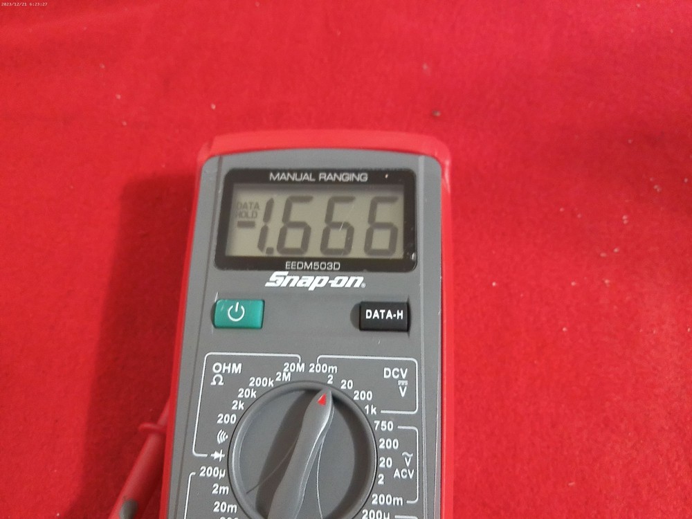 Snap-on Tools Nice EEDM503D Digital Multimeter And Test Leads