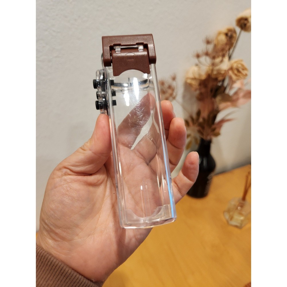 Clear Waterproof Action Camera Housing Case Underwater Protective Shell Brown