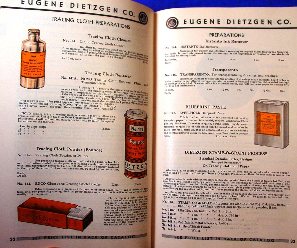 1941 Dietzgen Surveying & Drafting Insts. Catalog