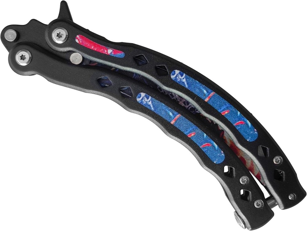 Butterfly Balisong Trainer – Non-Sharp Practice Tool – Desk Fidget for Skill