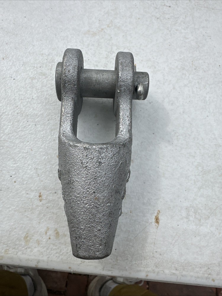 Galvanized 1/4” Wire Rope Open Spelter Socket