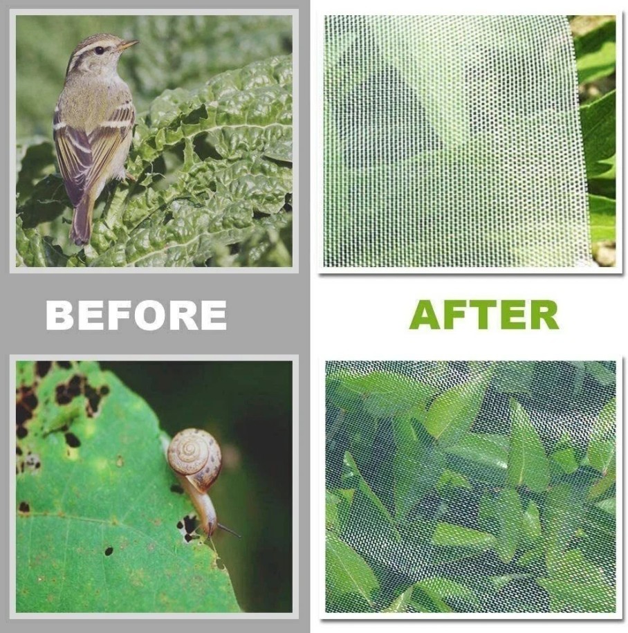 10*50ft Mosquito Garden Bug Insect Netting Barrier Bird Net Plant Protect Mesh