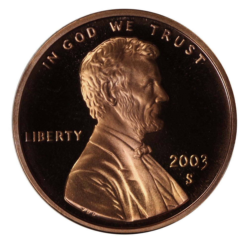 2003 -S Lincoln Memorial Cent Gem Proof Single Coin