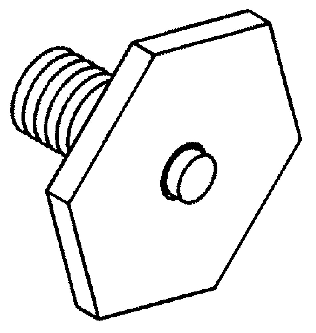 Knife Screw & Plug Assembly Fitting Hobart Slicers Replaces M-73355