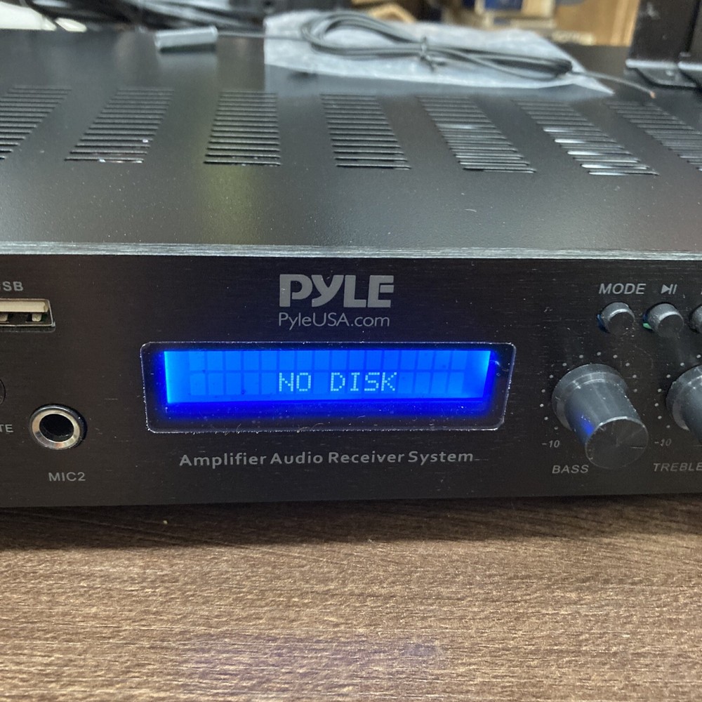 (Read Description) Pyle PDA7BU BT Amplifier Audio Receiver Sound System