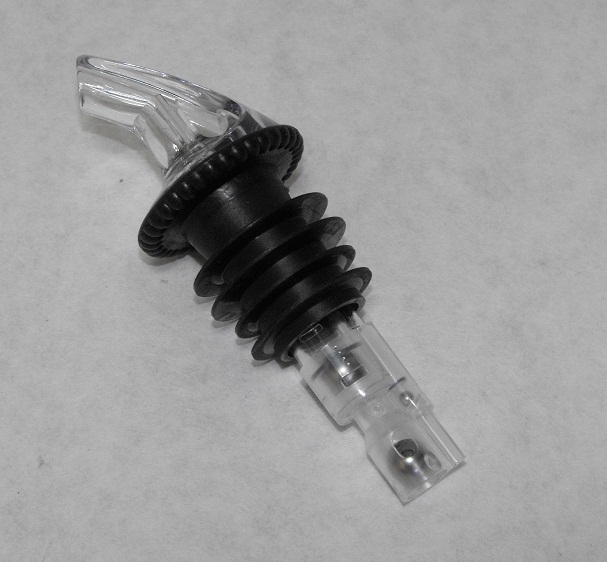 (1x) 1.25 oz Liquor Bottle MEASURED POUR SPOUT 3-Ball BIG CORK Pourer For Patron