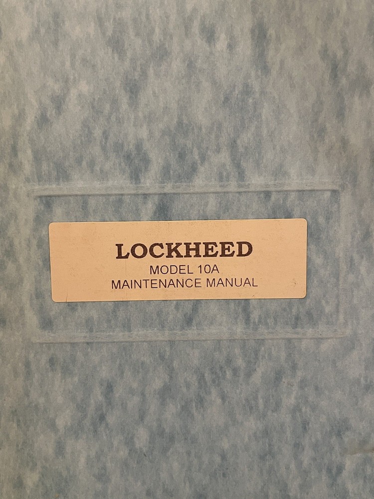 Model 10A Maintenance Manual Older Copy Thick & Heavy