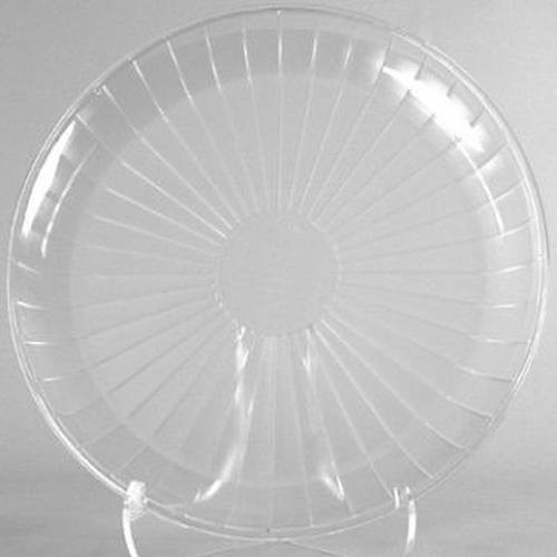 Clear Plastic Serving Tray 18" Round Plastic Tableware Party Supplies