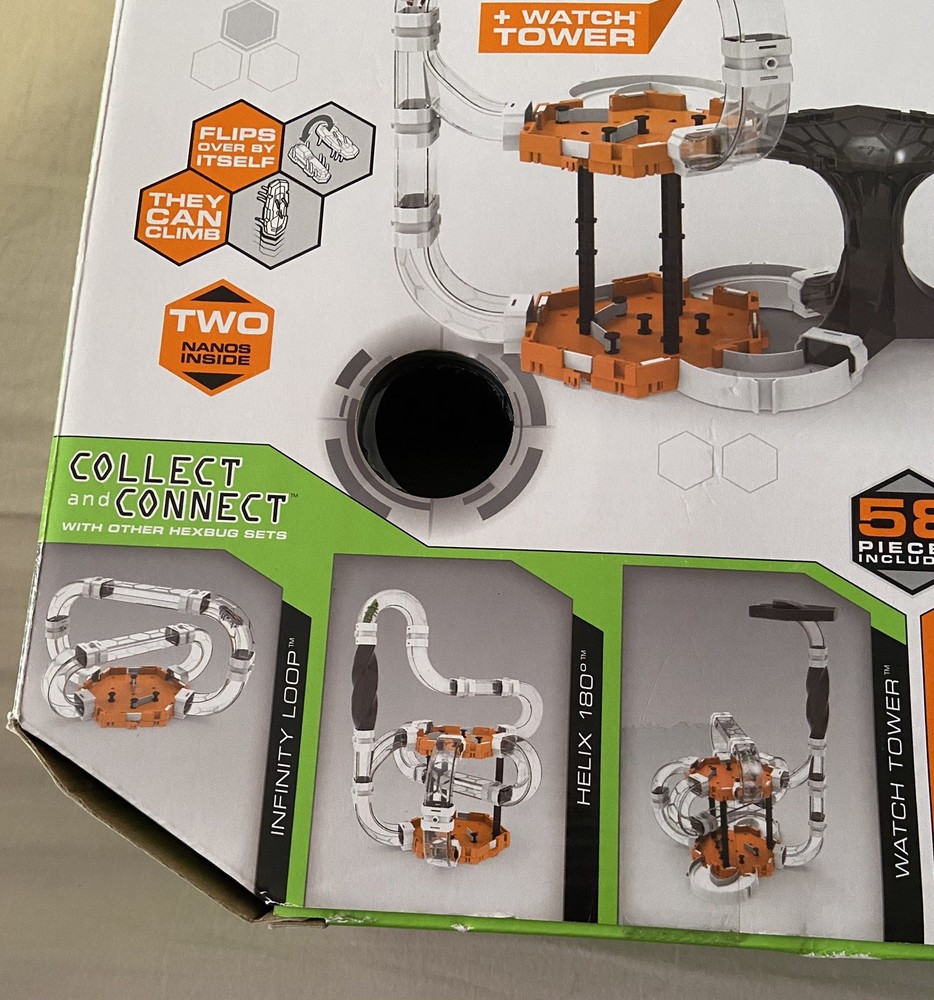 HEXBUG NANO V2 BLACK HOLE GRAVITY DEFYING ROBOTIC CREATURES ULTIMATE FREE FALL