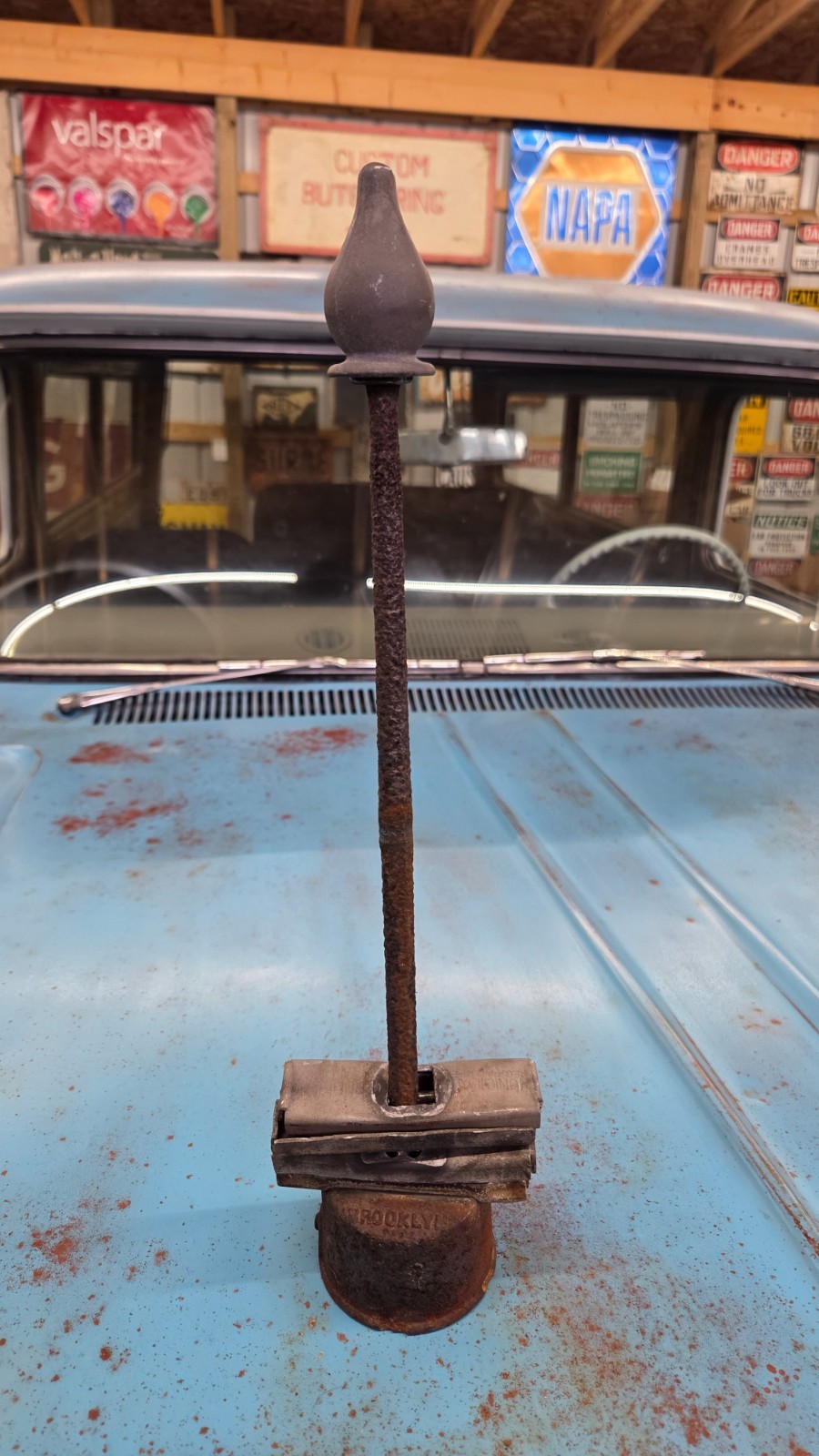 Vintage Brooklyn Municipal Street sign Holder