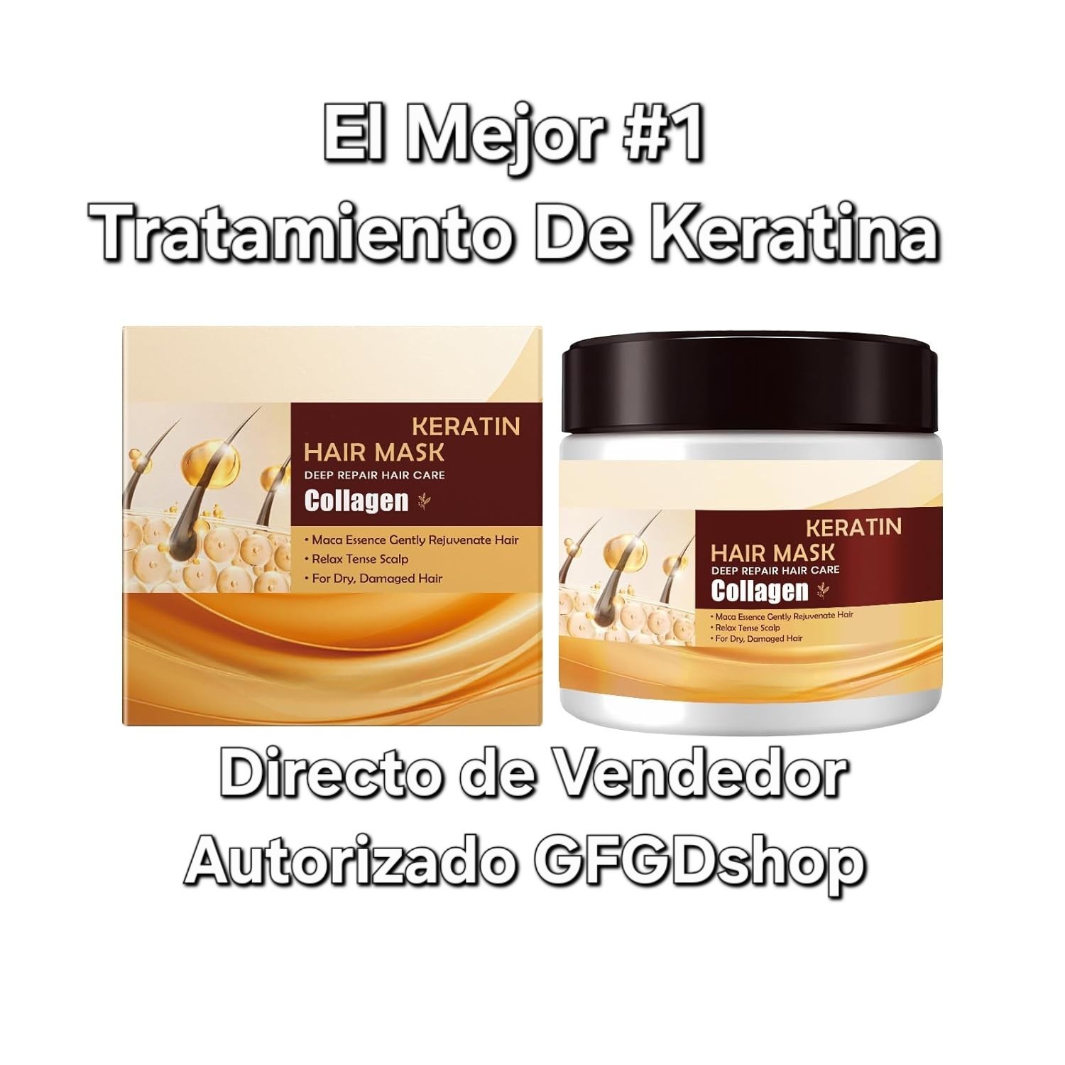 Tratamiento De Keratina En Crema Para Alisar El Cabello Hidrata Repara El Pelo