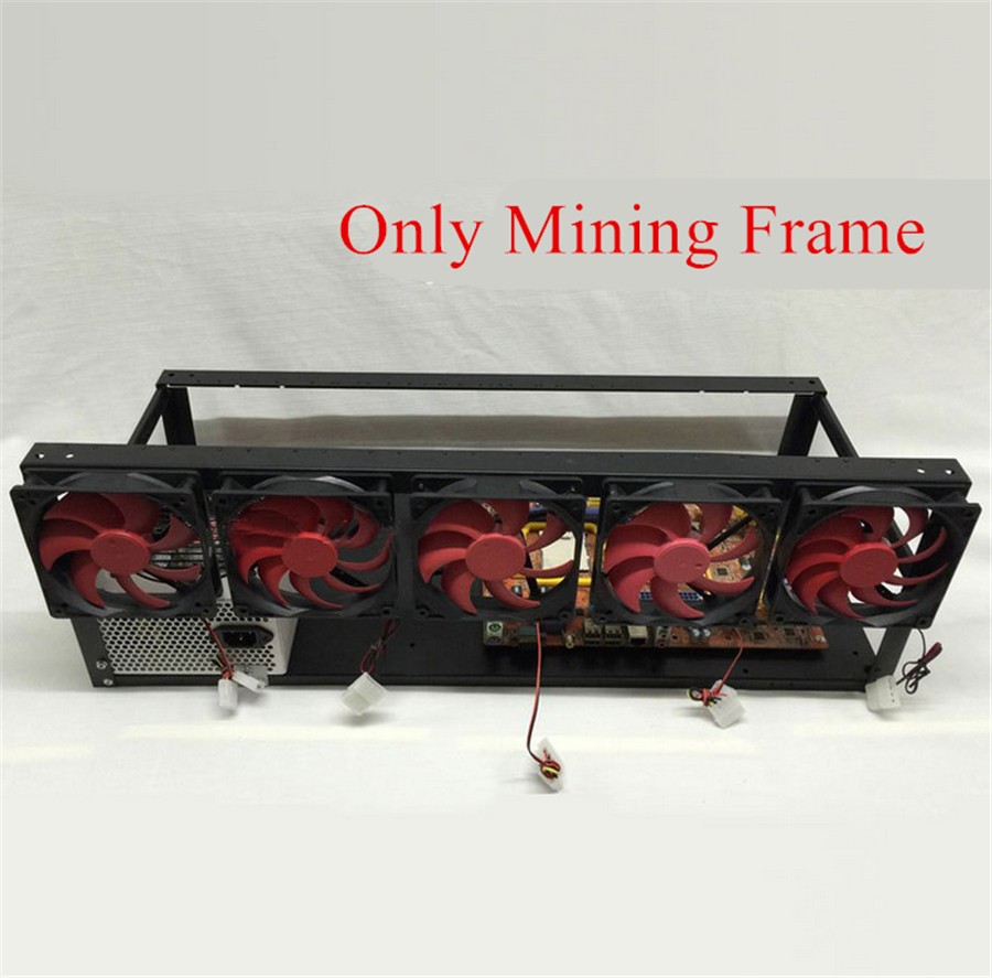 Dual Deck Transfer Mining Rack For 6/8/12 GPU Open-pit Mining Frame Case Bracket