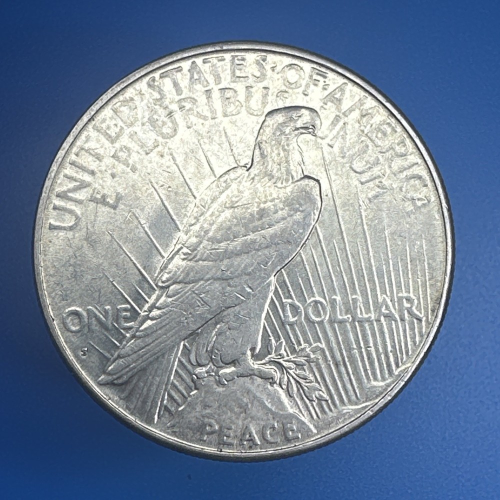1927-S Peace Dollar Beautiful Authentic 💥 Better Date 💥 (P837)
