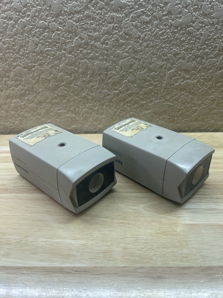 Lot (2) Samsung B/W Camera SSC-12C untested