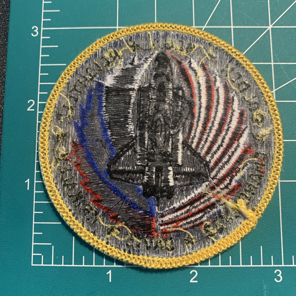 STS-60 MIR STS SHUTTLE PROGRAM DISCOVERY PATCH ALL NAMES IN RUSSIAN 6D