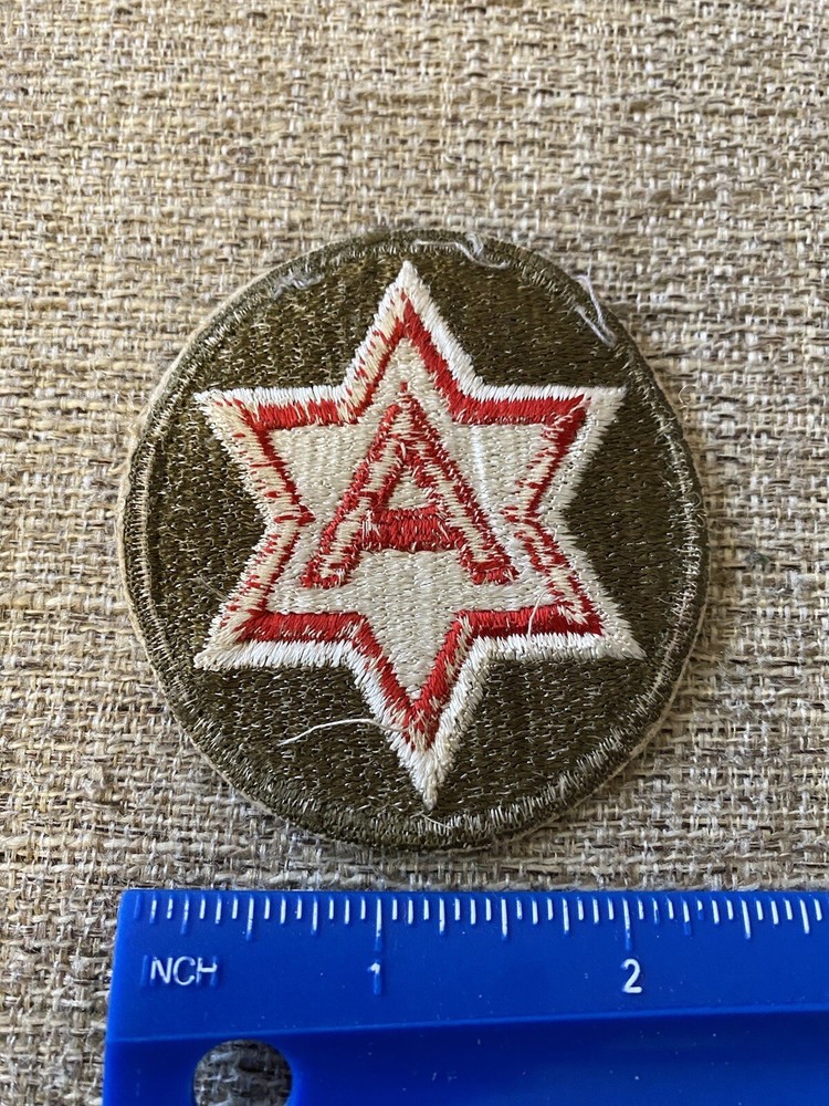 US Army 6th Army A Patch INV4483