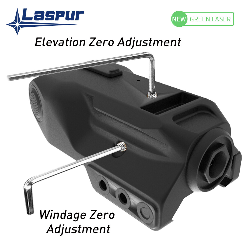 Laspur Smart Sensor Sub Compact Rail Mount Low Profile Green Laser Sight