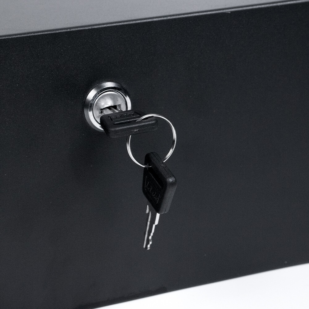 *OPEN BOX* Royal Racks™ 3U Locking Drawer for Component Rack (Black)