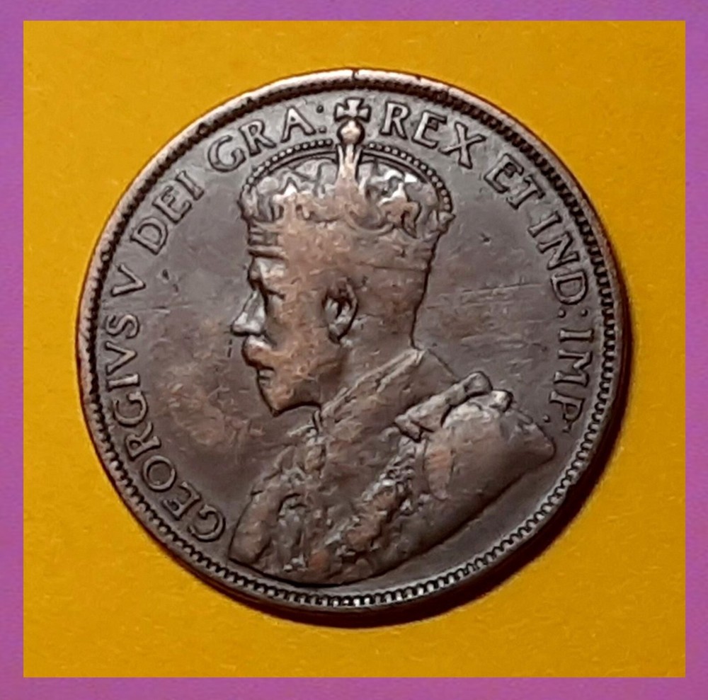 1919 New Foundland Cent ( Includes Video)