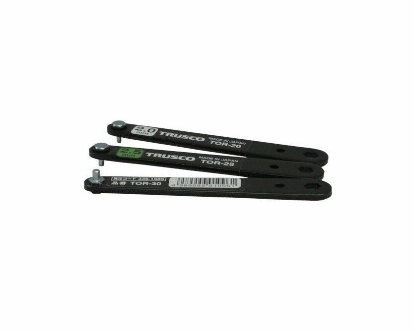 TRUSCO SLIM OFFSET HEX WRENCH SET (2/2.5/3mm) TOR-2030