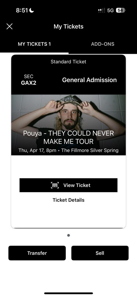 Pouya They Could Never make me Hate you tour ticket