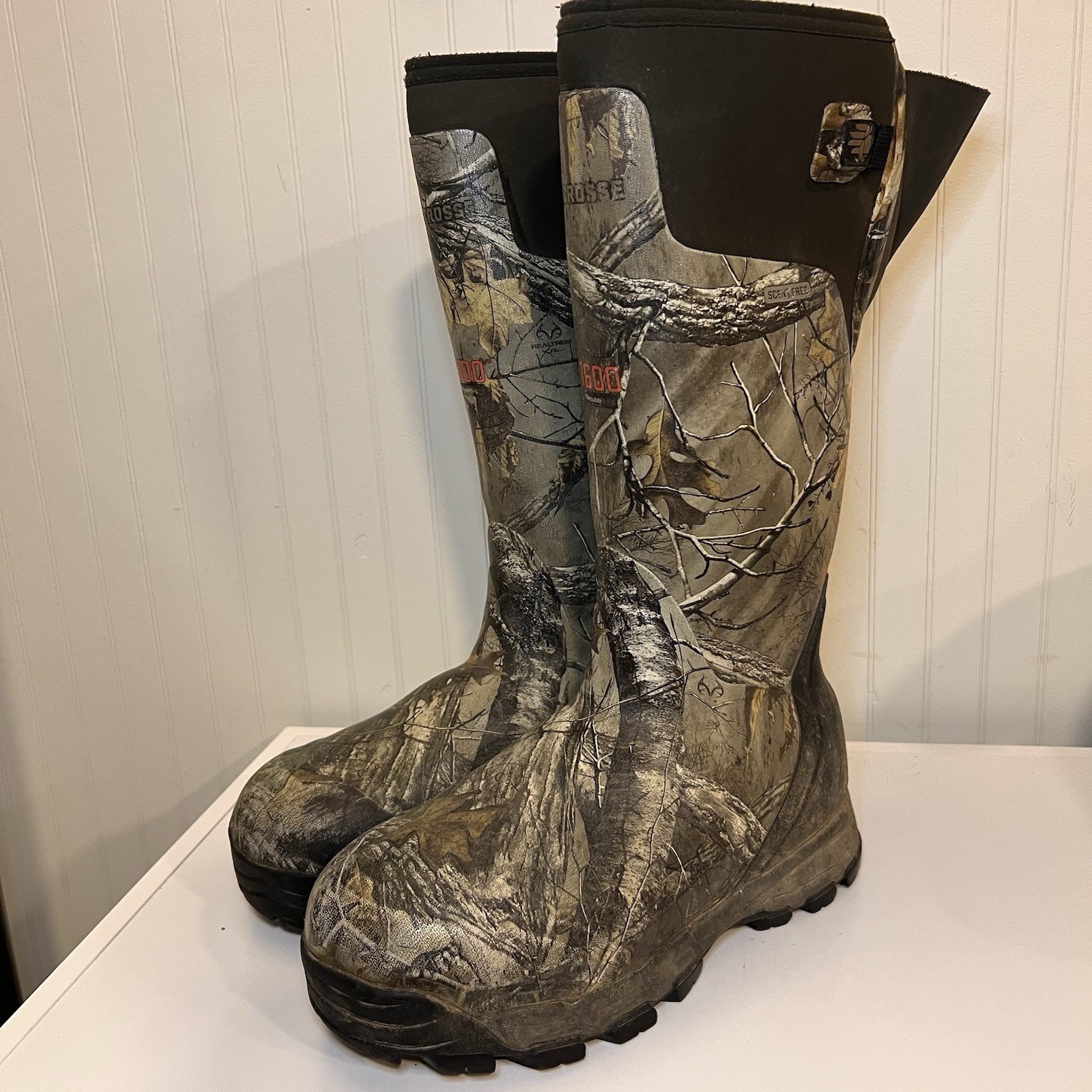 Lacrosse Men's Alphaburly PRO 18" Realtree Xtra 1600G Hunting Boots Size 9 READ