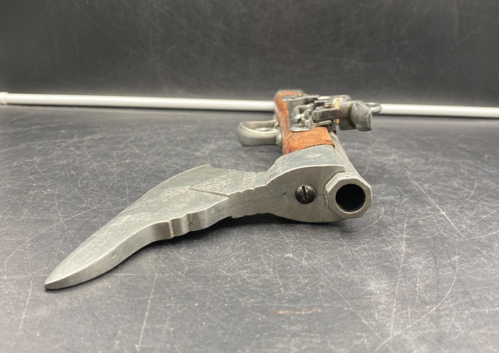 German 17th Century Flintlock Axe Pistol Combination - Denix Replica