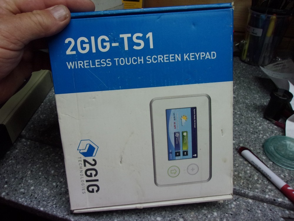 A163 2GIG - TS1 wireless touch screen keypad NIB