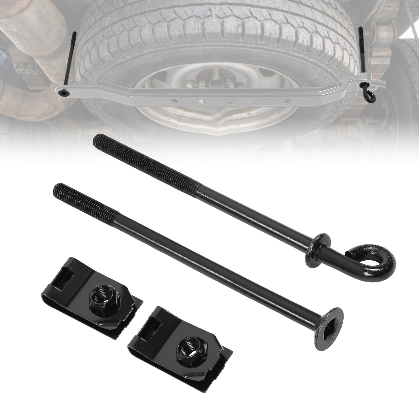 For Ford F100 F250 80-97 Truck Spare Tire Carrier Wheel Carrier Bolts & Hardware