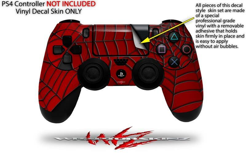 Skin for Sony PS4 Controller Spider Web