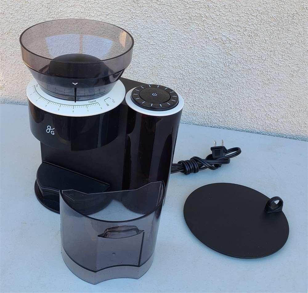 COFFEE GRINDER WITH BUILT-IN COFFEE SCALE, TESTED - READ DESCRIPTION!