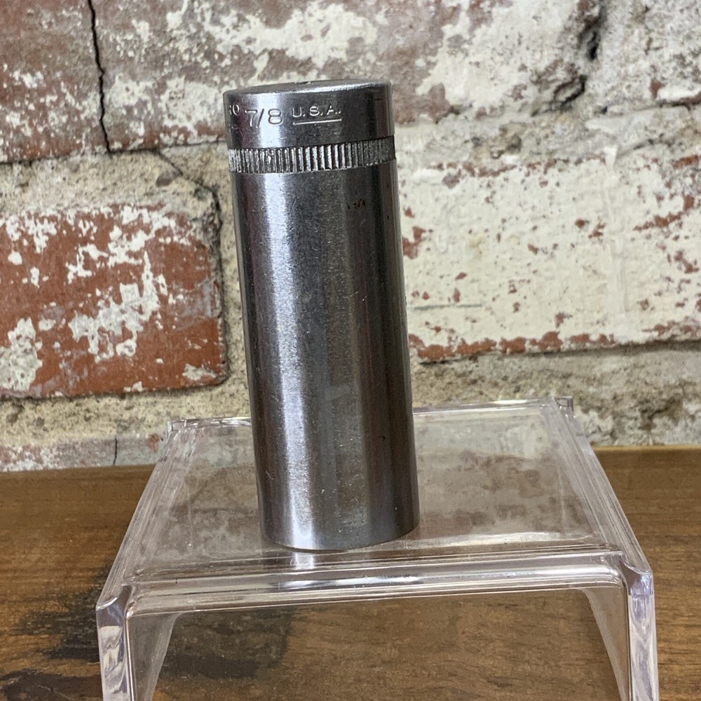 Indestro Super 7/8" Deep Socket 6 Point Socket. 3028H. Nice