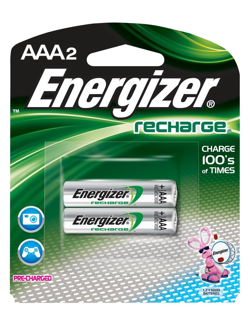 Energizer Rechargeable AAA Batteries 2 pk