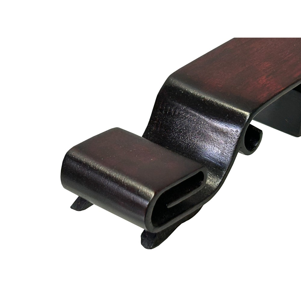 4.5" Reddish Brown Wood Curve Scroll Rectangular Stand Riser Easel ws4150