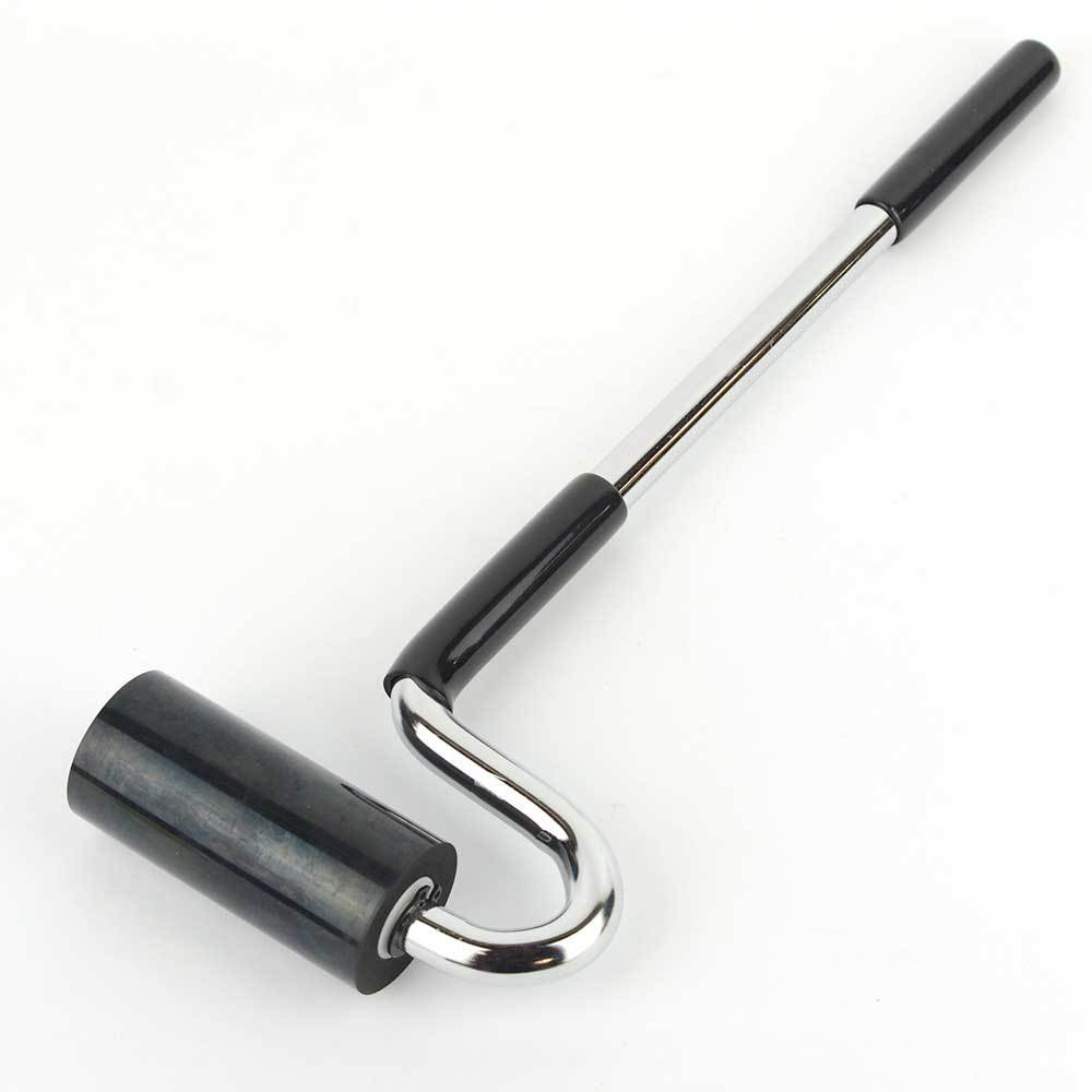 Big Horn 19600 Long Handle J-Roller with Rubber Roller