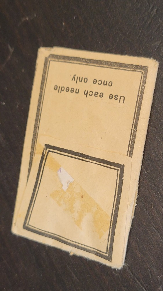 Winnipeg Gramophone phonograph needle packet - empty