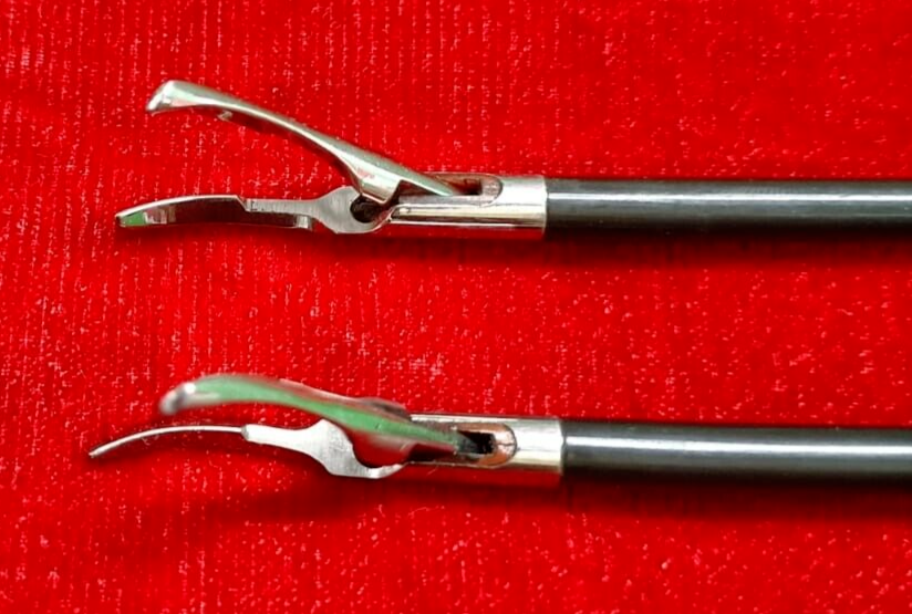2pc-Laparoscopic Bipolar Sealer Cutter Silver Jaw High Quality Instruments