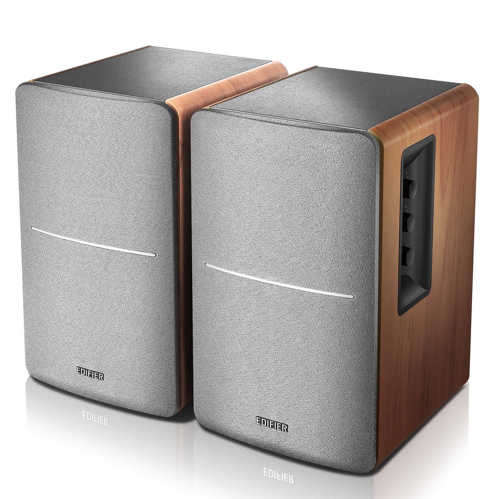 Edifier R1280DB Wireless Bookshelf Speakers Bluetooth Remote and Knobs Control