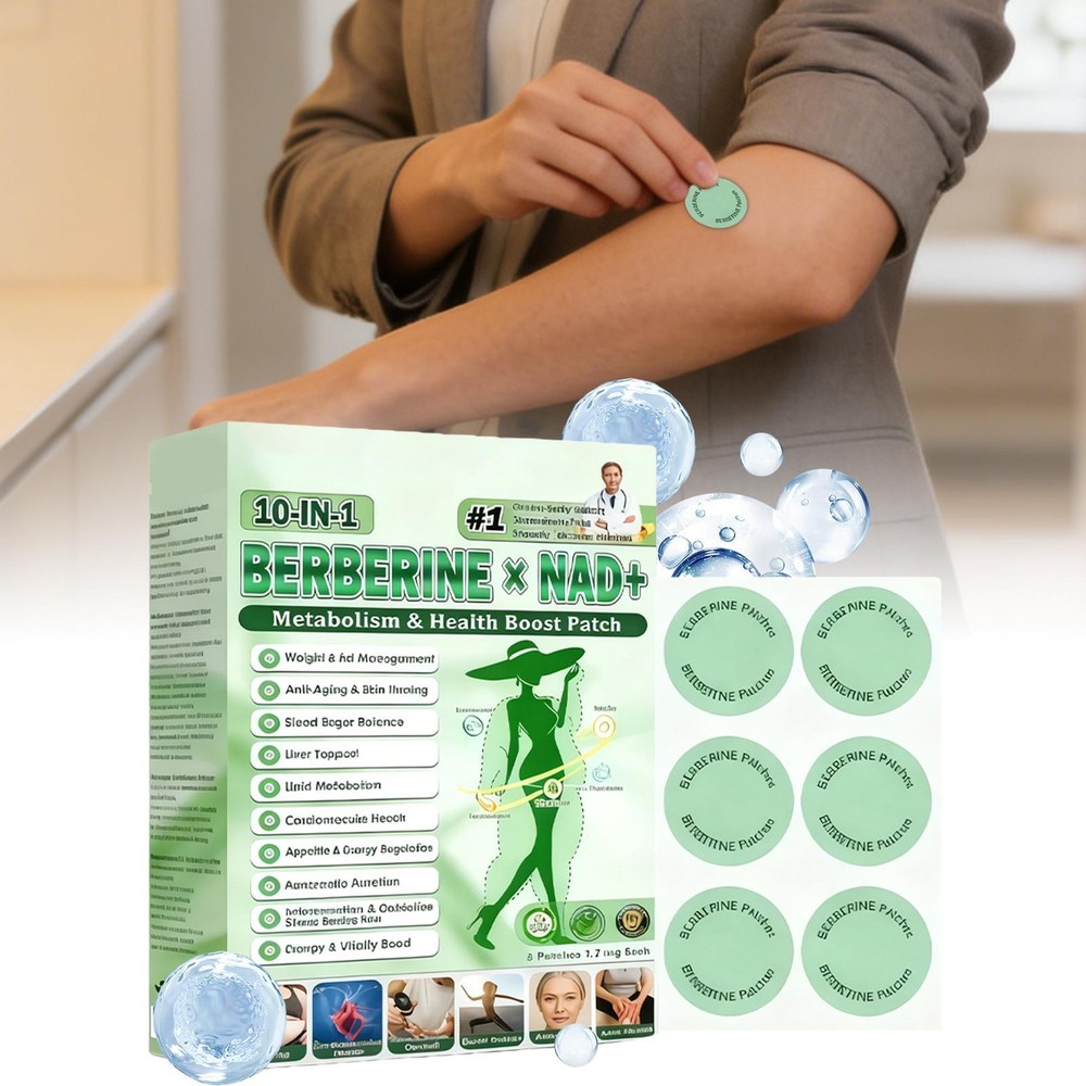 GLORENDA Berberine Mullti-Pathway Metabolic Patch, GLORENDA Patch